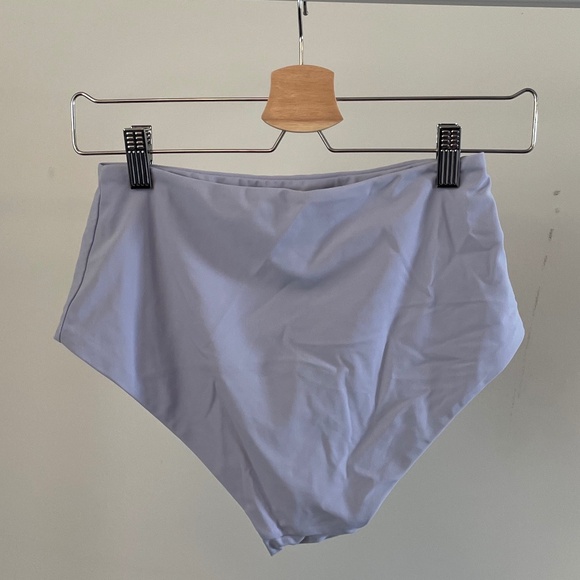 Oak + Fort High-waisted Full Coverage Lilac Bikini Bottom - Picture 2 of 3